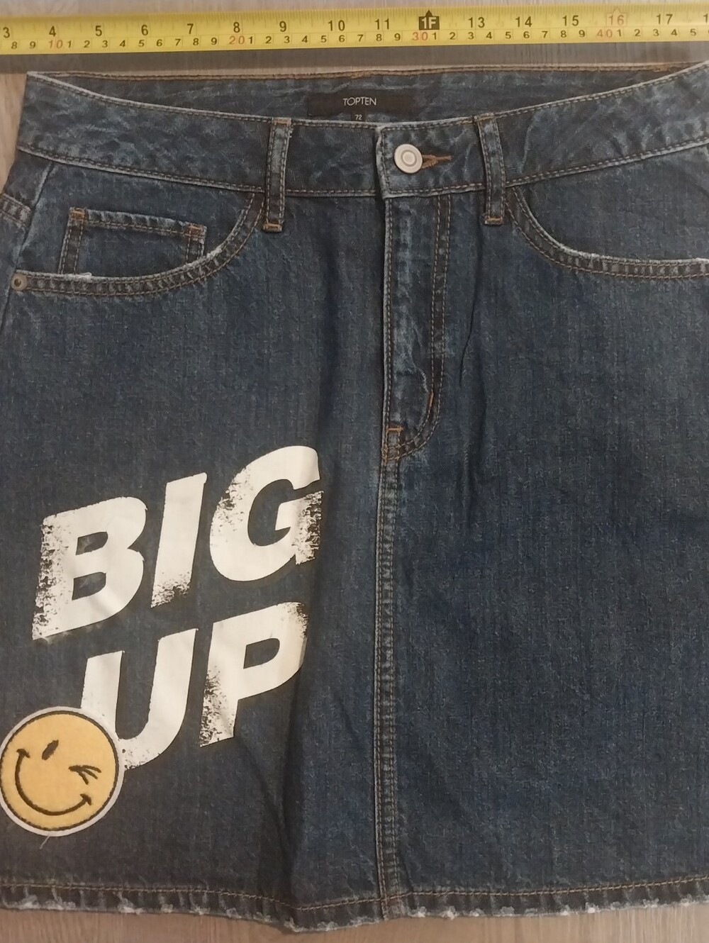 Upcycled Denim Skirt